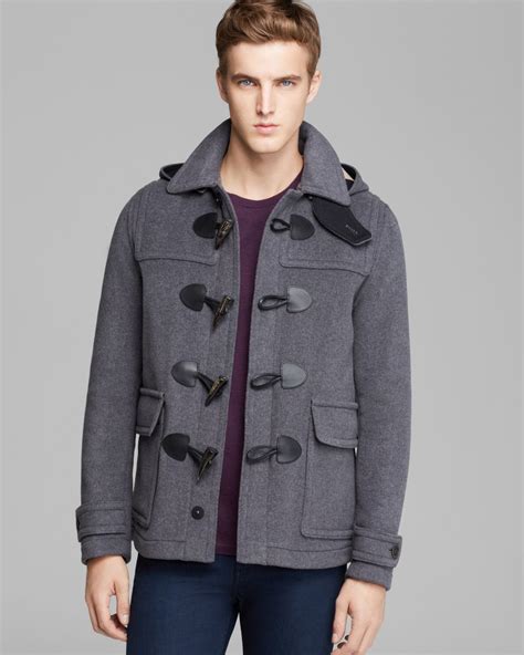 burberry toggle coat men|burberry men's coat outlet.